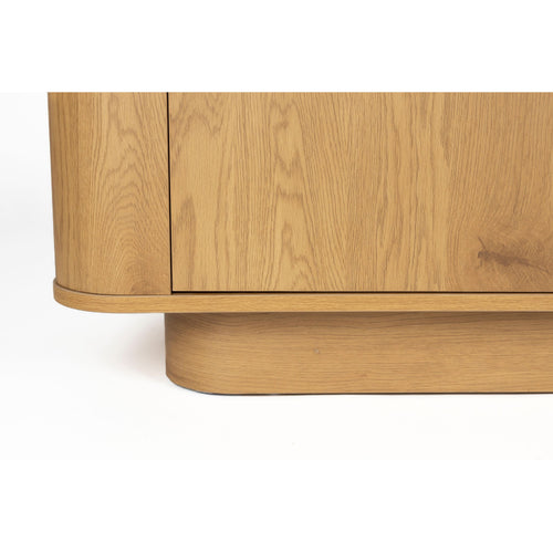Housecraft Living Almira Dressoir Hoog 180 cm Hout/ Marmerlook Naturel