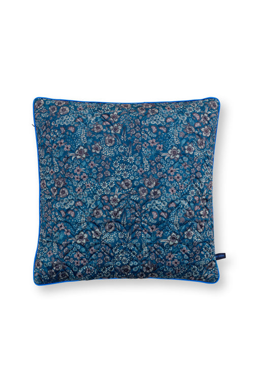 Pip Studio Sierkussen Quilted Daisy - Blauw - 50x50cm - vtwonen shop