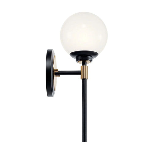 Badezimmer Wandleuchte Modern Schwarz, Champagner Bronze 3000K IP44 1x G9