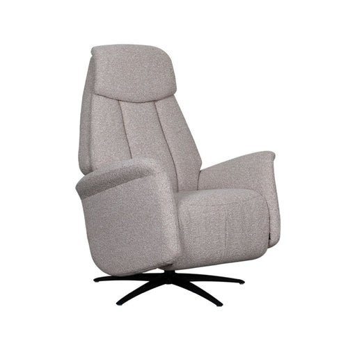 LABEL51 Fauteuil Oslo Elektrisch - Naturel Bouclé - Draaibaar