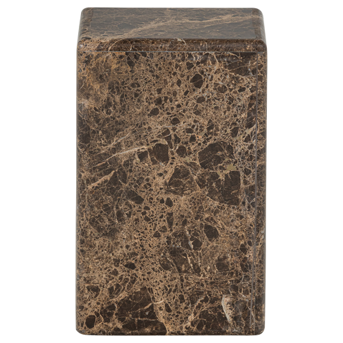 WOOOD bijzettafel Vexa - Marmer - Bruin - 47x30x30