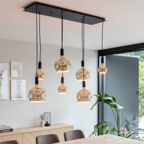 Atmooz hanglamp Hanoi - zwart - 110 x 31 x H 115 cm - E27