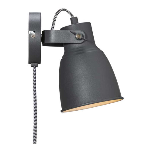Nordlux Adrian Wandlamp - E27 - Zwart