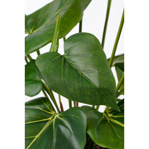 Mica Decorations Anthurium Kunstplant in Bloempot Stan - H38 x Ø30 cm - Rood