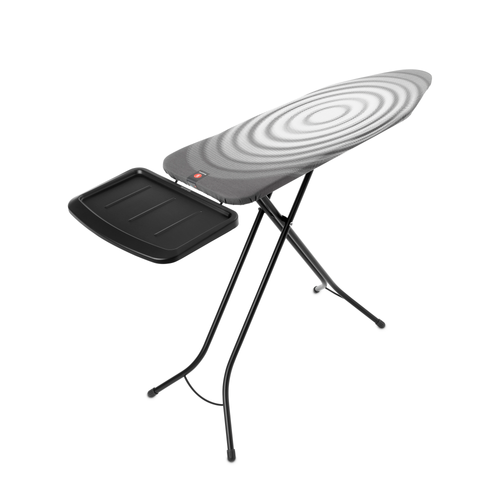 Brabantia Strijkplank B, 124x38 cm, solide stoomunithouder - Titan Oval