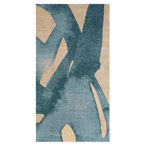 Lola&Moi vloerkleed Lagoon Blue - blauw -80x150cm - vtwonen shop