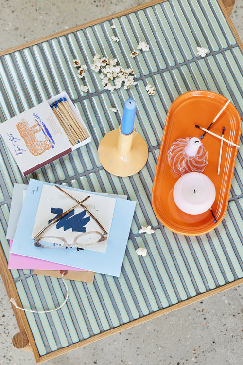 Hübsch kandelaar Kindred - ijzer - ø10xh15, ø10xh18cm