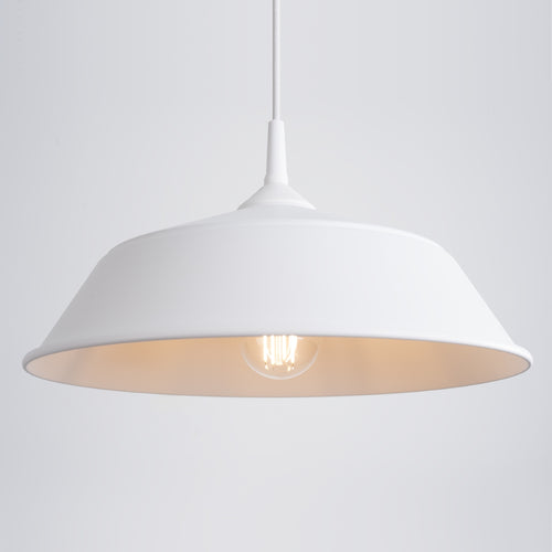 Sollux Lighting Hanglamp FRIKA wit - 34x34x74cm