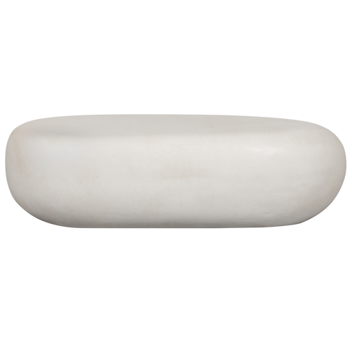 Vtwonen Pebble Salontafel - Betonlook - Wit - 28x100x43 - vtwonen shop