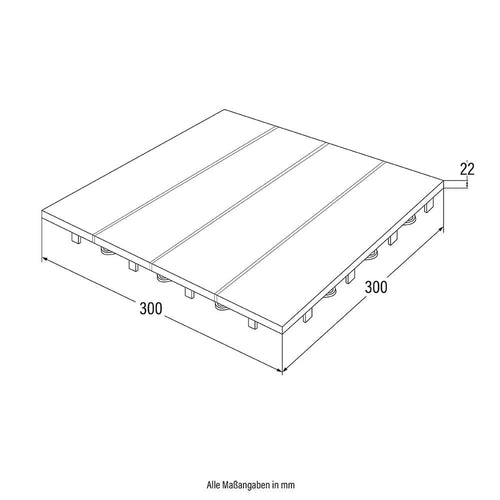 Home Deluxe WPC houttegels BAVARO lichtbruin 1m² - vtwonen shop