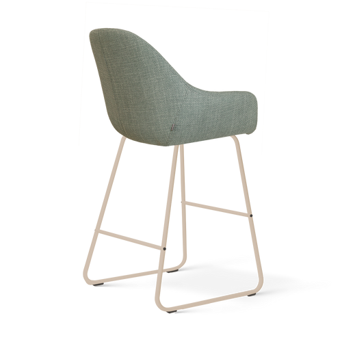 Nolon Nino-Mae barkruk saliegroen - beige onderstel - 65 cm