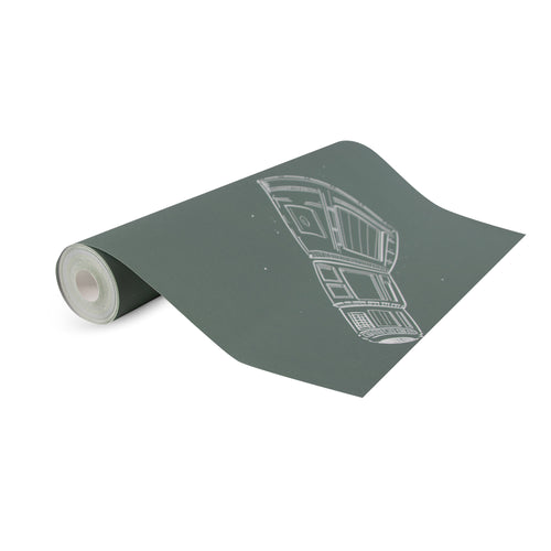 vtwonen Fotobehang - Space army green