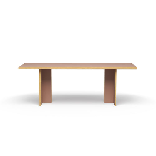 HKLIVING dinertafel rechthoekig – clay –  220cm - vtwonen shop