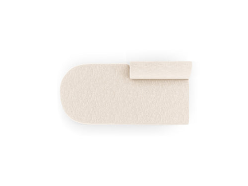 Micadoni - Module "Miley" 2 zitplaatsen, chenille lichtbeige - 90x158x70cm
