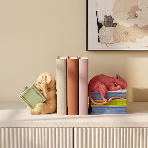Kare Design Boekensteun hond en muis (2/Set)