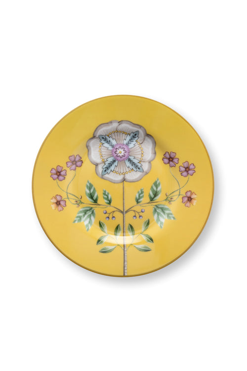 Pip Studio - Petit Fours - Lily & Lotus - Geel - 12 cm - Set van 6