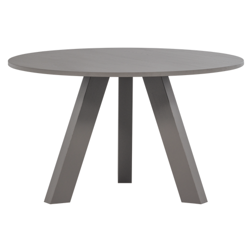 WOOOD eettafel Ø129 cm Rhonda - Eiken - Warmgrijs - 75x129x129