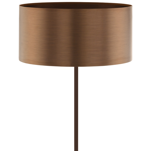 Stars of Light vloerlamp Saganto 1 - e27 - 166,5 cm - bruin/koper