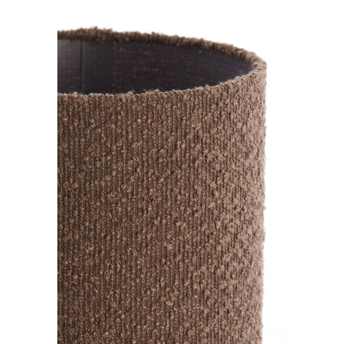 Light & Living tafellamp Micky - bruin - Ø20cm