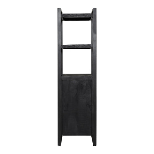 StarFurn Boekenkast Boaz - Rechthoek Zwart Hout - 55x45x200cm - vtwonen shop