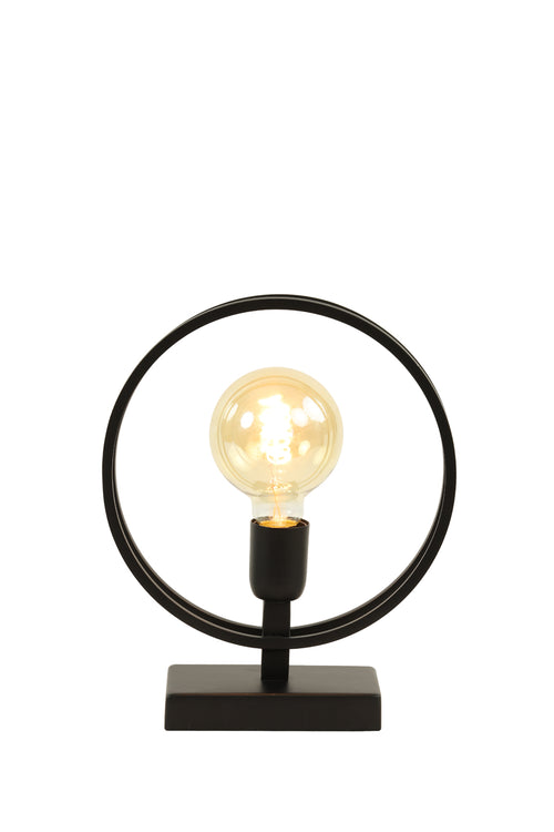 Light & Living tafellamp RUDRA - 25x10x30cm - zwart