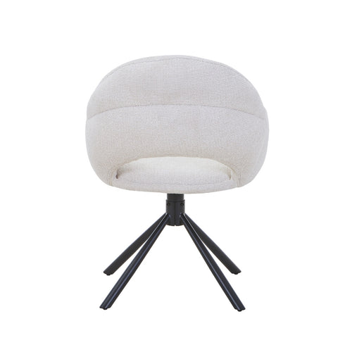 DÉJA Living Eetkamerstoel Celeste - Beige - Draaibaar - Set van 2 - vtwonen shop