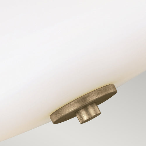 Elstead Evington - 2-lichts semi-inbouw plafondlamp goud, E27