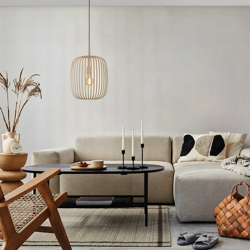 EGLO hanglamp Romazzina - e27 - ø 32,5 cm - zandkleur