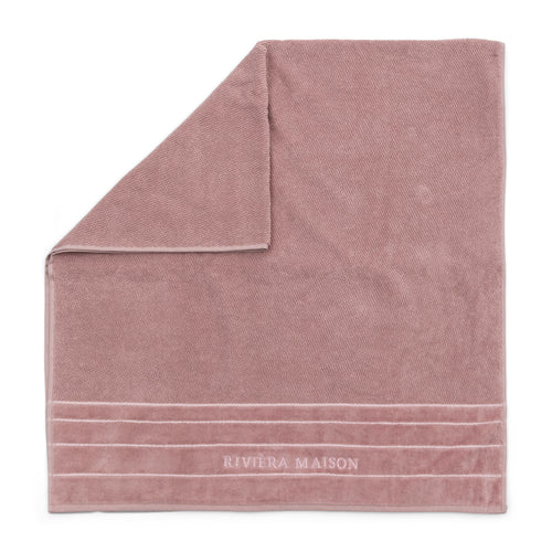 Rivièra Maison RM Elegant Towel mauve 140x70 - Katoen - Mauve - vtwonen shop