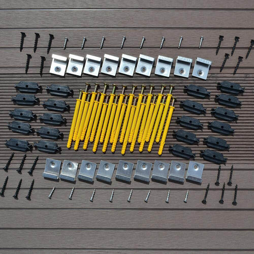 Home Deluxe - WPC terrasplanken complete set (incl. onderstructuur) SAMANA PREMIUM | kleur: teak, afmeting: 30 m²