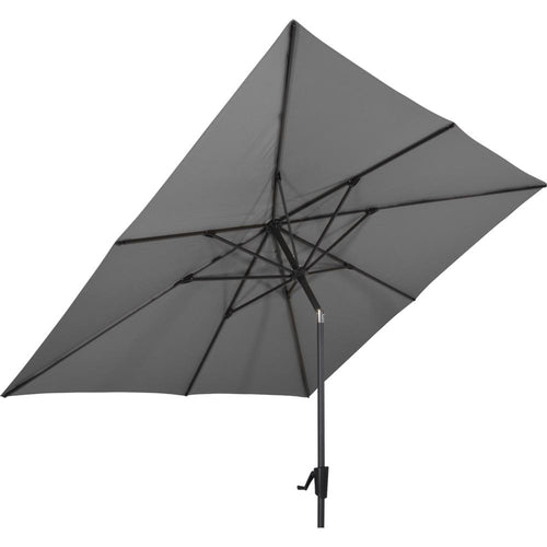 Lesli Living push-up parasol Libra - grijs - 250x250cm