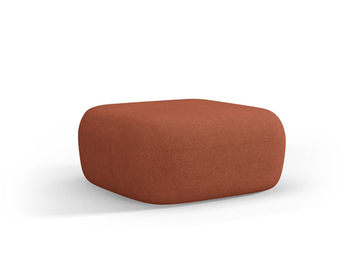 Micadoni Poef Jenny boucle, baksteen - 88x90x40cm