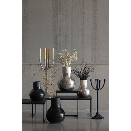 BePureHome kandelaar Reach - Metaal - Zilver - 80x28x28 - vtwonen shop