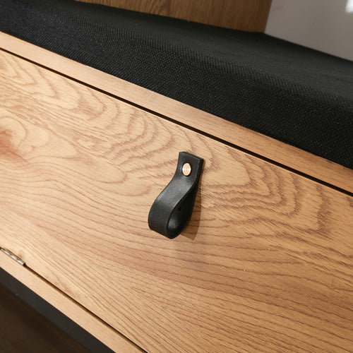 Calicosy - Schoenenbank met 2 opbergvakken - JILL - 38x101x59 cm