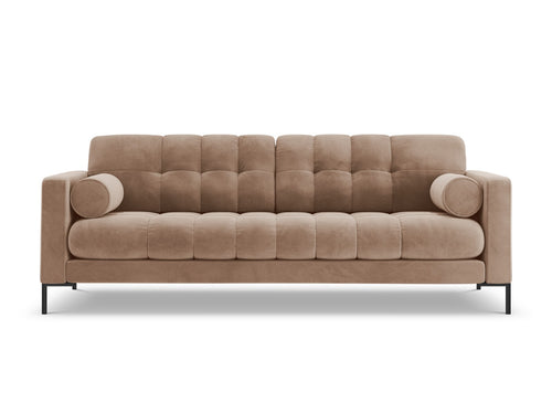Cosmopolitan Design Bank Bali 4-zits, flueel, beige - 96x217x75cm