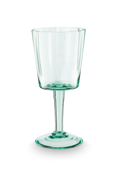 vtwonen - Wijnglazen - Groen - Glas - Set van 4