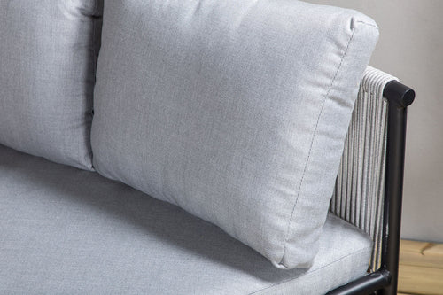 Rebellenclub Loungeset Amary - Zwart Grijs - vtwonen shop