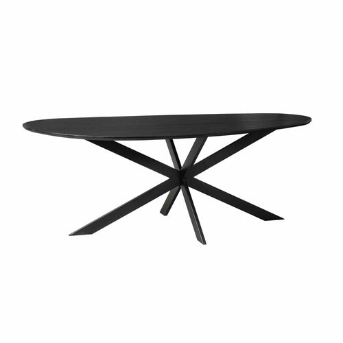 Starfurn  eettafel Lou - zwart - 130x280x76cm - vtwonen shop