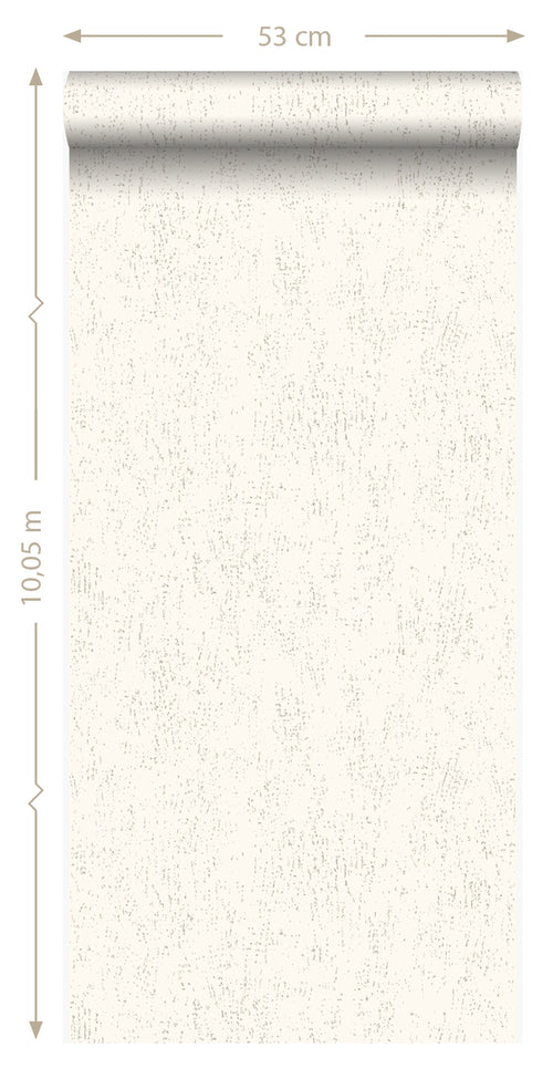 Origin Wallcoverings behang metaal-look roomwit - 53 cm x 10,05 m - 347610 - vtwonen shop