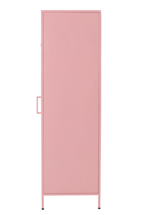 J-Line kast Golf - ijzer/glas - lichtroze