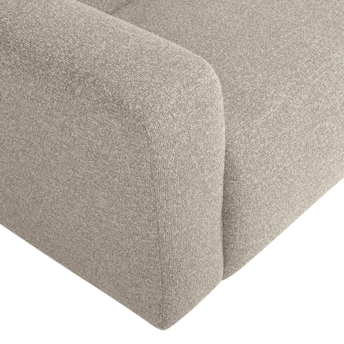 WOOOD 2-zits bank arm links Mojo Base - Bouclé - Beige - 74x185x97