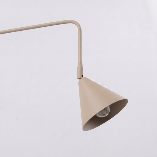 Sollux Lighting Wandlamp NOX 2 taupe met schakelaar - 150x80x30cm