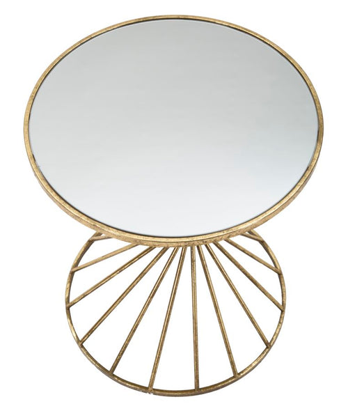 Mauro Ferretti bijzettafel - Ø 42x50 cm - goud