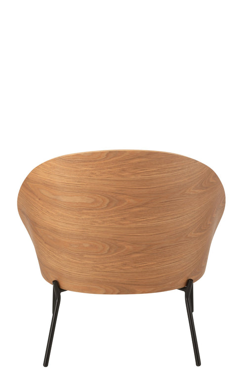 J-Line stoel Lone - multiplex/metaal - naturel/beige