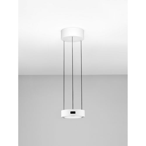Nova Luce AFI Cilindrische hanglamp voor aan het plafond, wit, sensor dimbaar, LED, 24W, 1712lm, 3000K