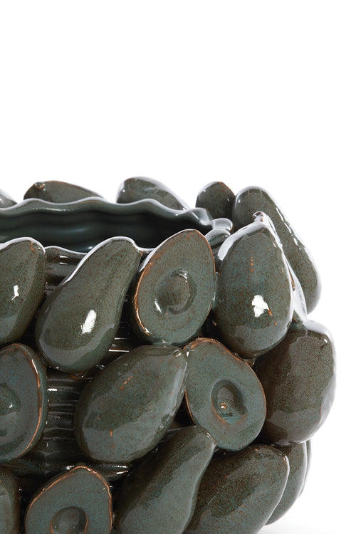 Light & Living vaas AVOCADO - Ø31.5x23cm - bruin - vtwonen shop