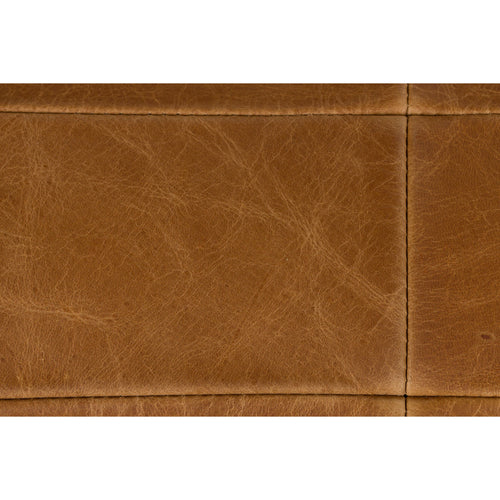 Dutchbone Wyatt Fauteuil Leer Cognac Bruin - vtwonen shop