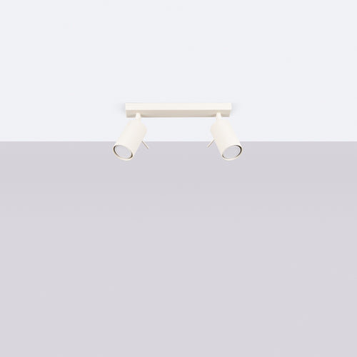 Sollux Lighting Plafondlamp RING 2 beige - 30x6x17cm