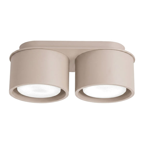 Sollux Lighting Plafondlamp MODO 2 taupe Gx53 - 21x10x8cm