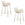 Zuiver Brit Barkrukken Beige - Set van 2